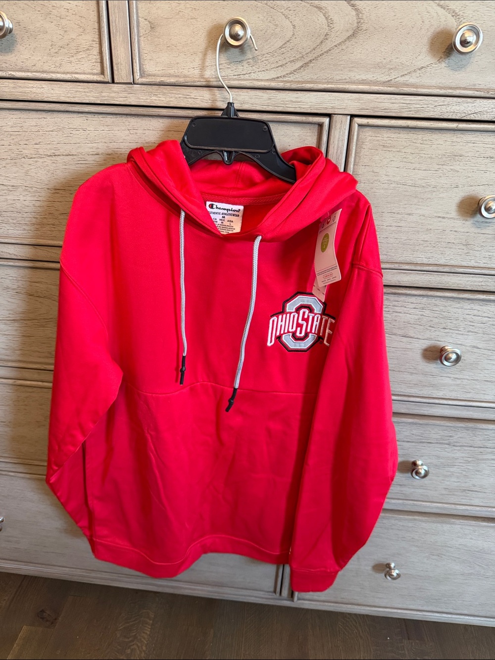Champion Red Ohio State Hoodie